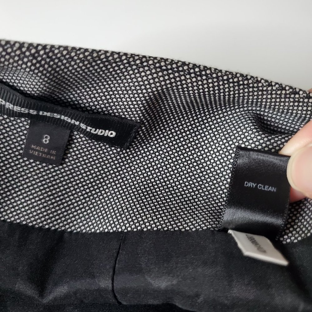 Express I Houndstooth Pattern Black/White Pencil … - image 6